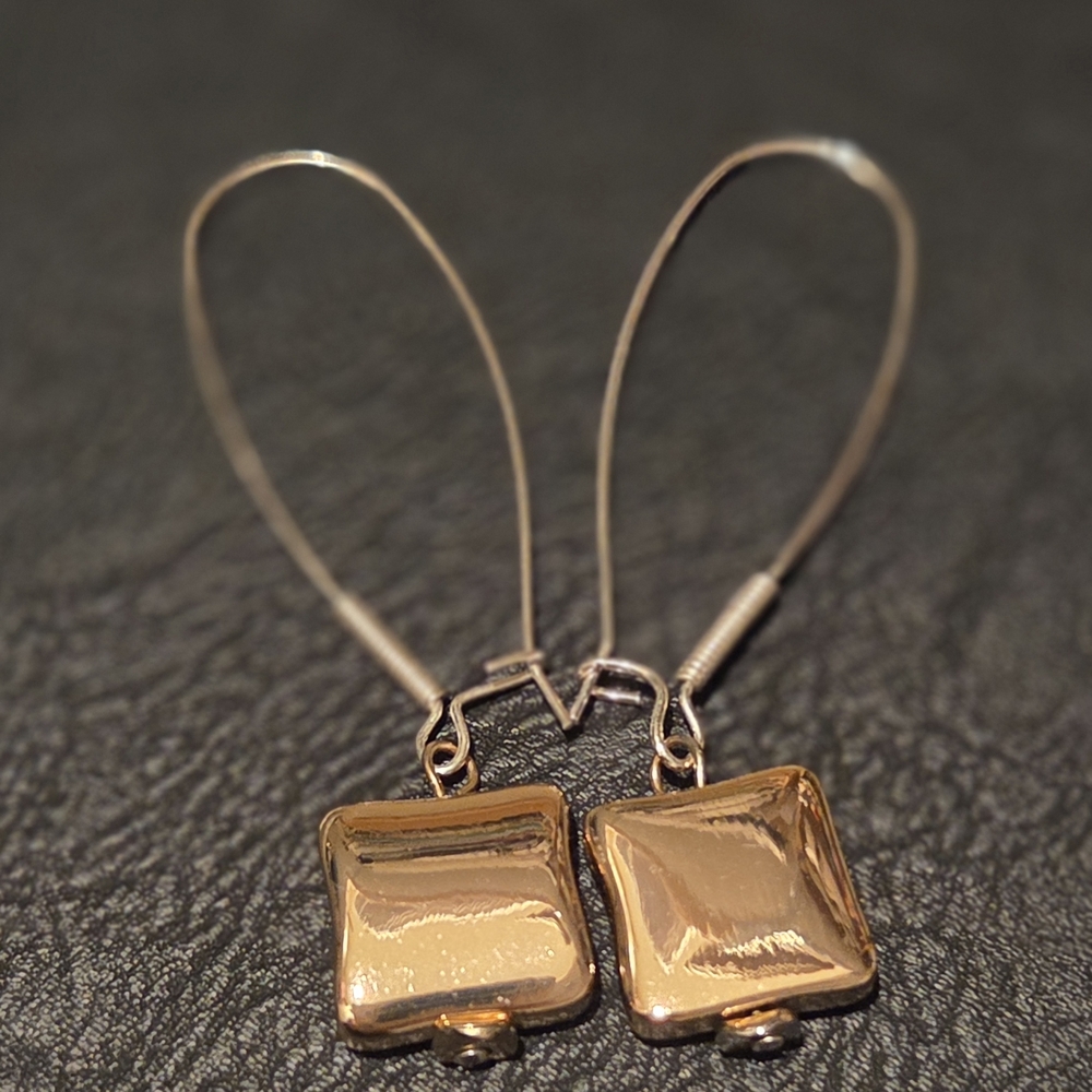 Elegant Gold Dangle Earrings